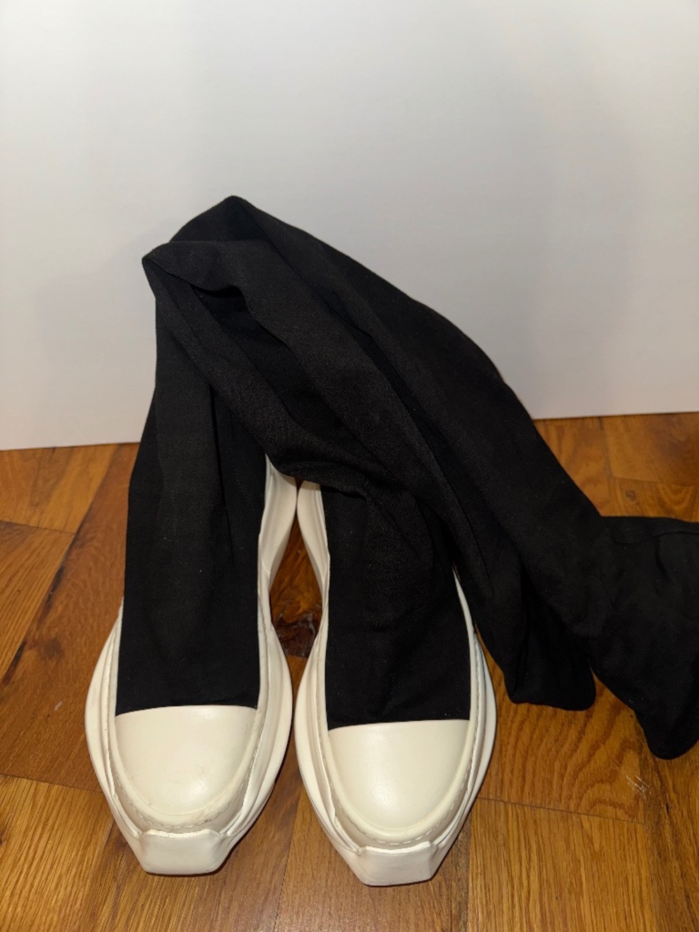 Rick Owen’s DRKSHDW thigh high boots